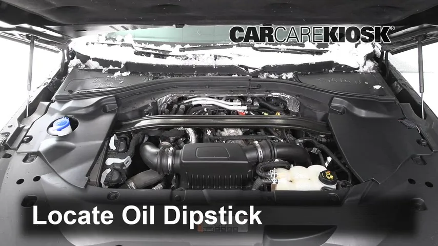 2020 Lincoln Aviator Reserve 3.0L V6 Turbo Huile Vérifier le niveau de l'huile